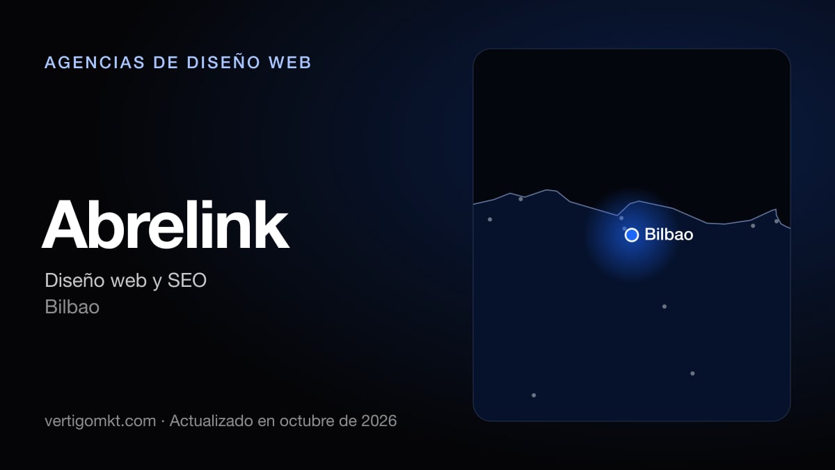 Abrelink (Bilbao), puesto 7 entre las mejores agencias de diseño web de Bilbao