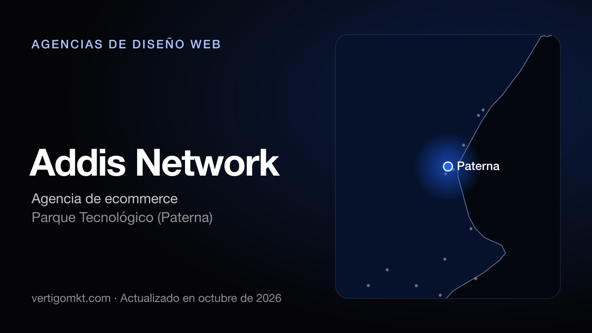 Addis Network, diseño web en Parque Tecnológico (Paterna): puesto 8 del ranking de las mejores agencias de diseño web en Torrente