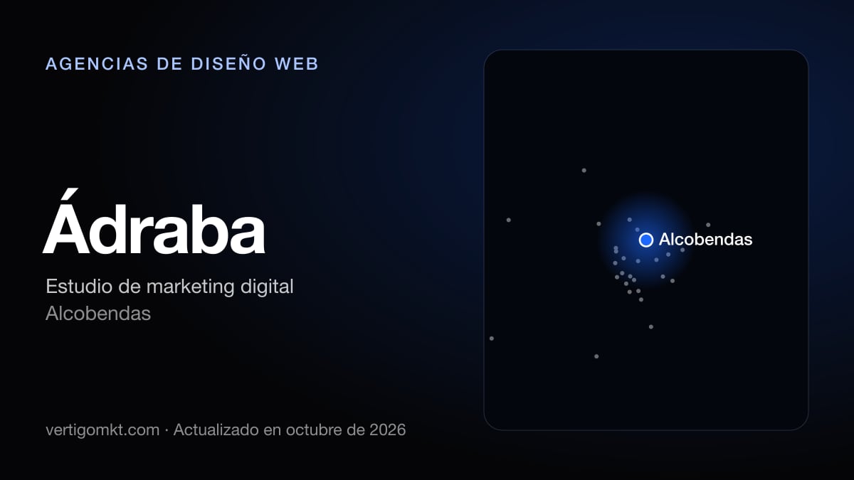 Ádraba (Alcobendas), puesto 7 entre las mejores agencias de diseño web de Colmenar Viejo