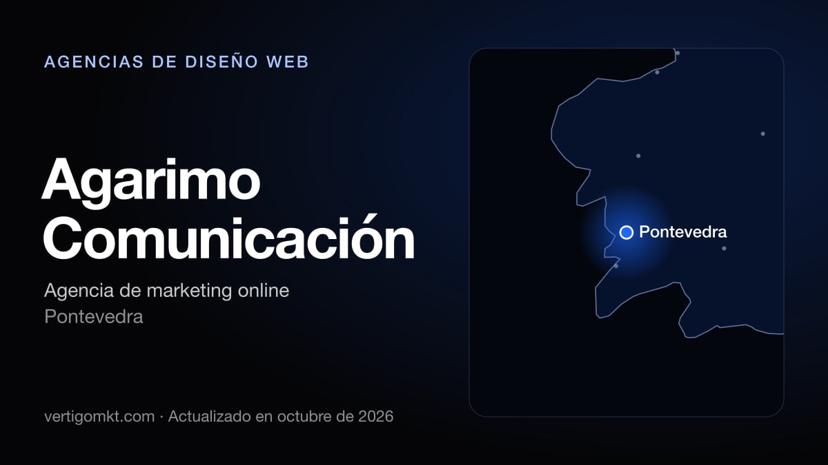 Agarimo Comunicación (Pontevedra), puesto 3 entre las mejores agencias de diseño web de Pontevedra