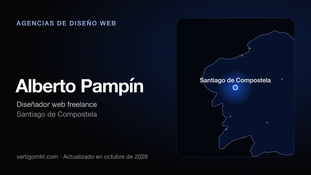 Alberto Pampín (Santiago de Compostela), puesto 5 entre las mejores agencias de diseño web de Santiago de Compostela