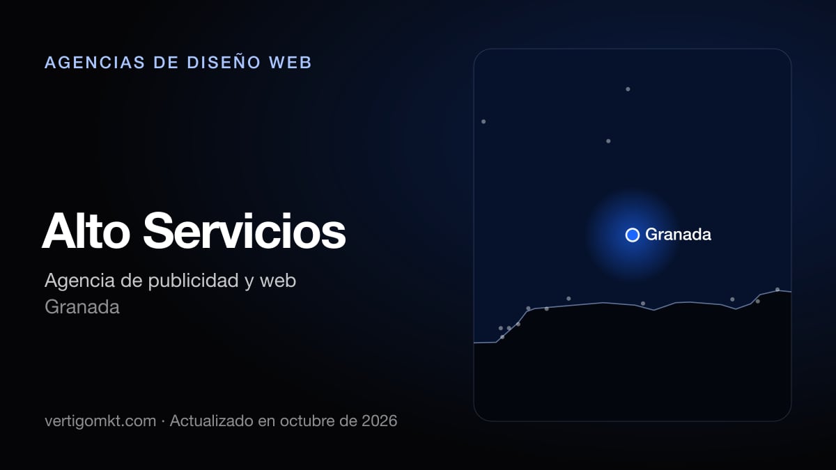 Alto Servicios (Granada), puesto 8 entre las mejores agencias de diseño web de Granada