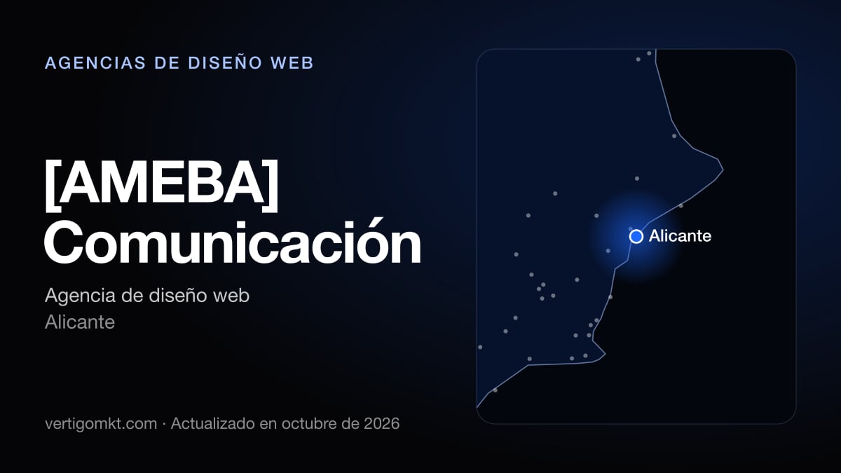 [AMEBA] Comunicación, diseño web en Alicante: puesto 8 del ranking de las mejores agencias de diseño web en Elche