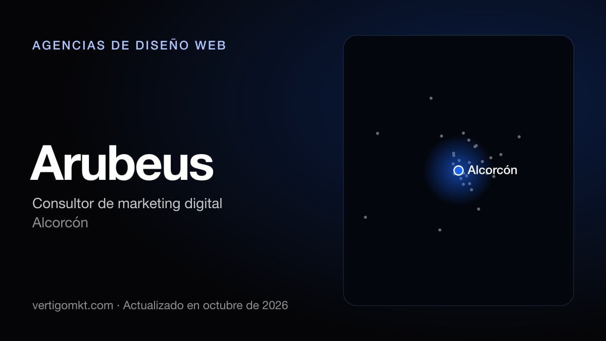 Mejores agencias de diseño web en Alcorcón, puesto 4: Arubeus, con sede en Alcorcón