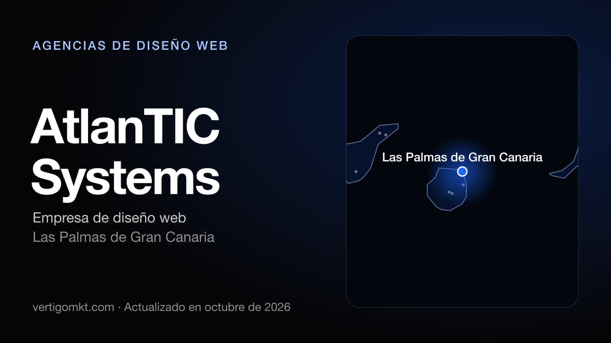 AtlanTIC Systems, diseño web en Las Palmas de Gran Canaria: puesto 7 del ranking de las mejores agencias de diseño web en Telde