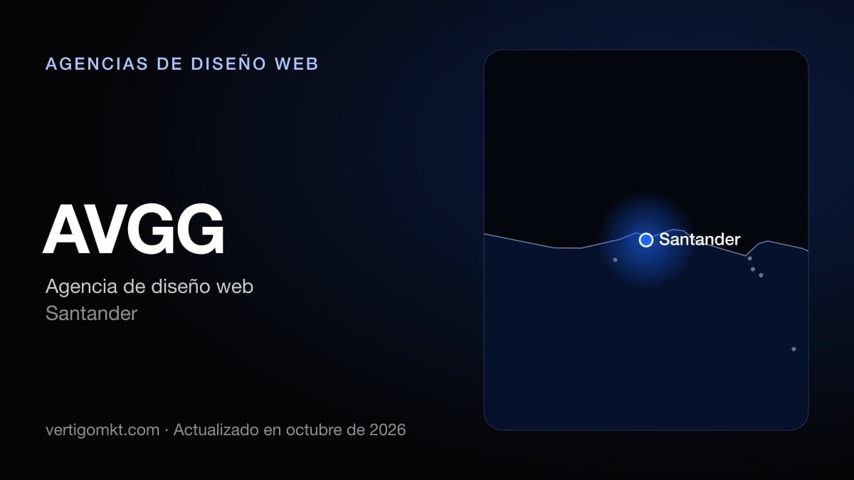 AVGG, diseño web en Santander: puesto 5 del ranking de las mejores agencias de diseño web en Santander