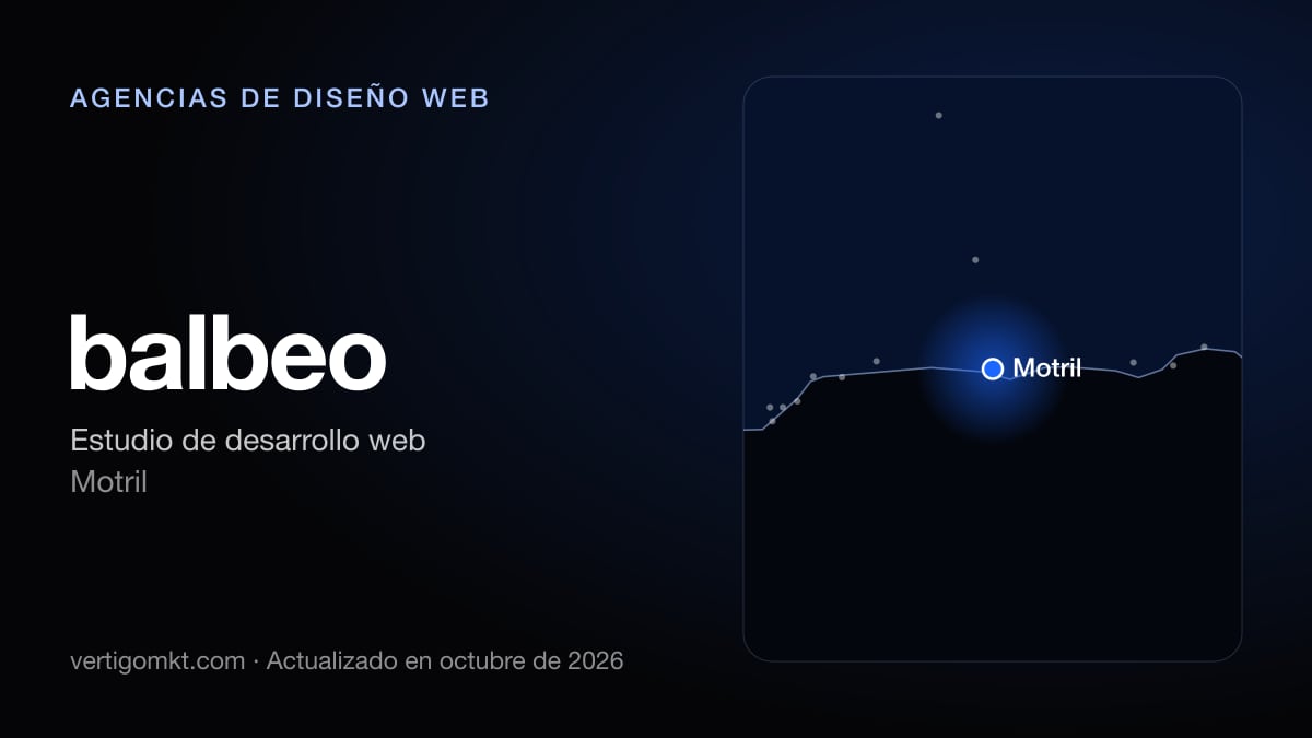 Mejores agencias de diseño web en Motril, puesto 2: balbeo, con sede en Motril