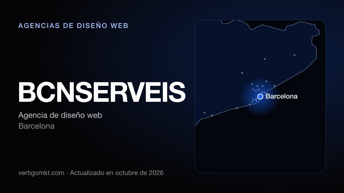 BCNSERVEIS (Barcelona), puesto 10 entre las mejores agencias de diseño web de Badalona