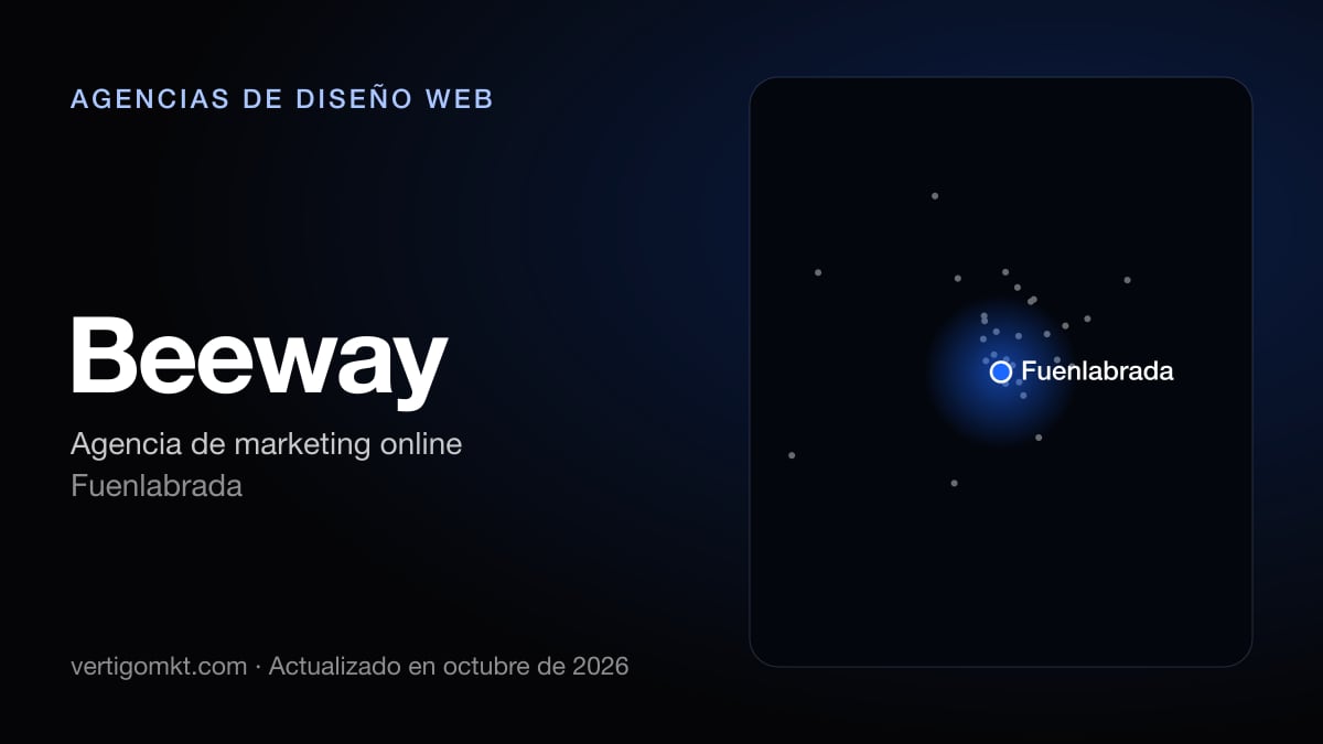 Beeway (Fuenlabrada), puesto 7 entre las mejores agencias de diseño web de Fuenlabrada