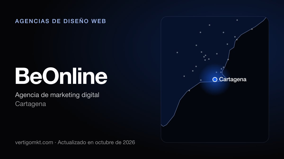 Mejores agencias de diseño web en Cartagena, puesto 2: BeOnline, con sede en Cartagena