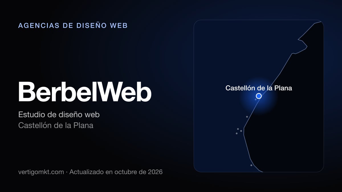 BerbelWeb, diseño web en Castellón de la Plana: puesto 7 del ranking de las mejores agencias de diseño web en Villarreal