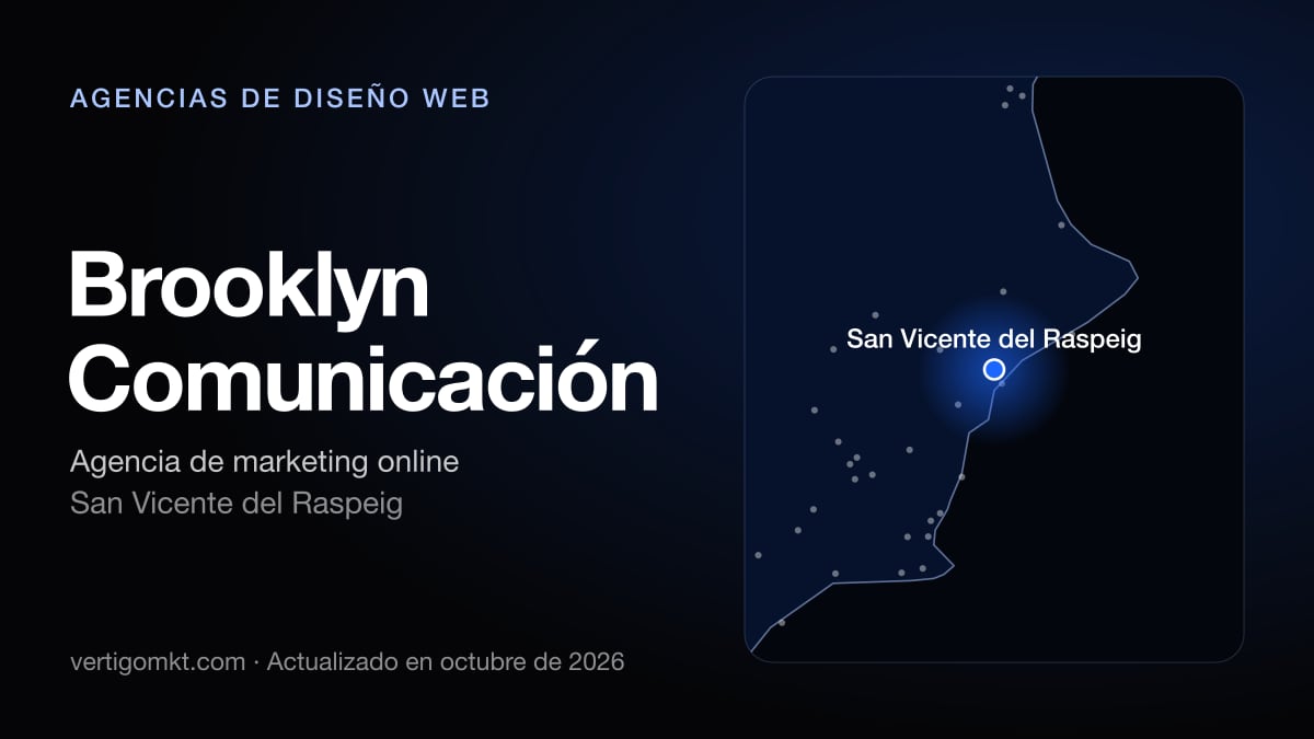 Mejores agencias de diseño web en San Vicente del Raspeig, puesto 9: Brooklyn Comunicación, con sede en San Vicente del Raspeig