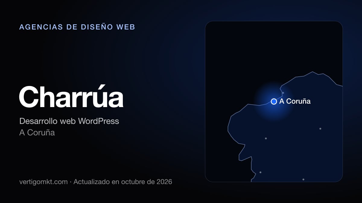 Charrúa (A Coruña), puesto 6 entre las mejores agencias de diseño web de A Coruña
