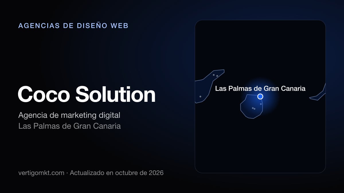 Coco Solution, diseño web en Las Palmas de Gran Canaria: puesto 3 del ranking de las mejores agencias de diseño web en Telde