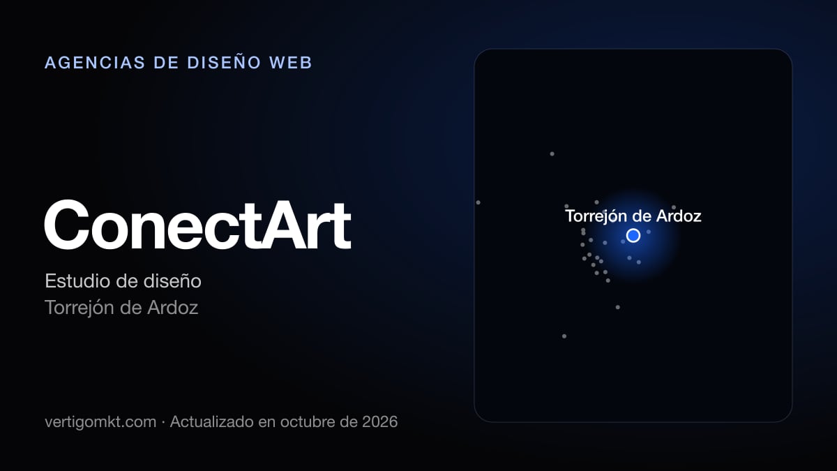 ConectArt, diseño web en Torrejón de Ardoz: puesto 2 del ranking de las mejores agencias de diseño web en Torrejón de Ardoz