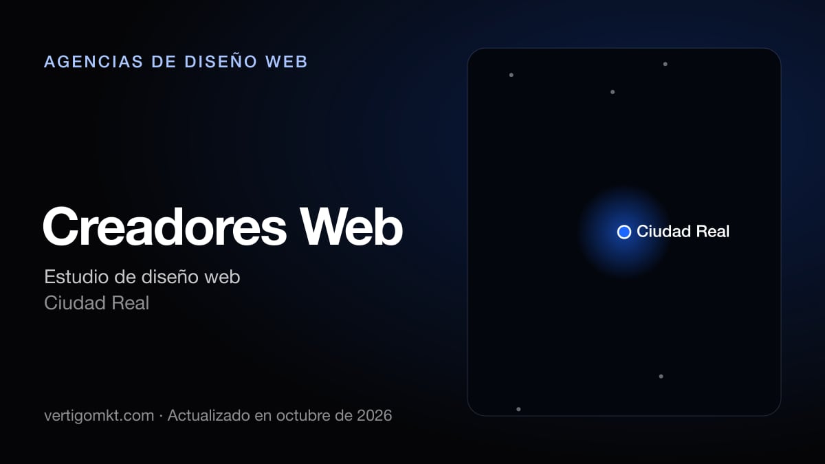 Creadores Web (Ciudad Real), puesto 4 entre las mejores agencias de diseño web de Ciudad Real