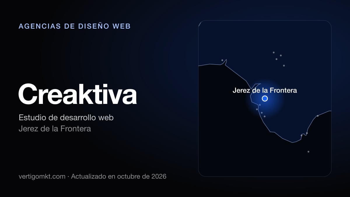 Creaktiva (Jerez de la Frontera), puesto 5 entre las mejores agencias de diseño web de Algeciras