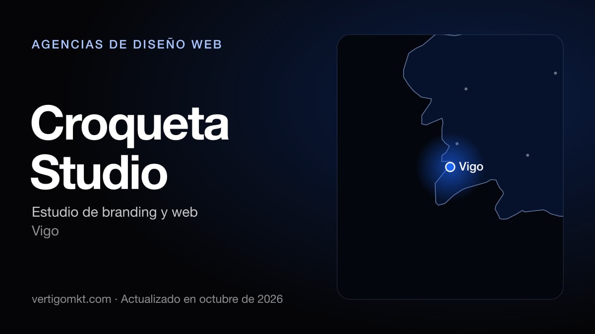 Croqueta Studio, diseño web en Vigo: puesto 8 del ranking de las mejores agencias de diseño web en Vigo