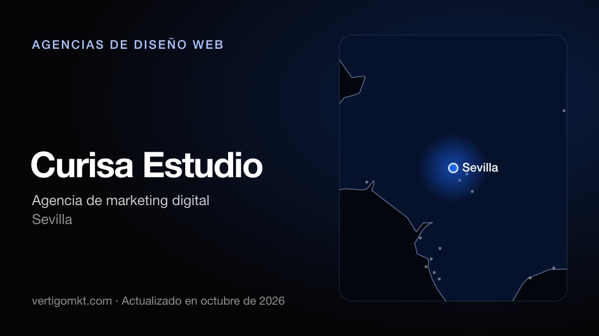 Mejores agencias de diseño web en Sevilla, puesto 9: Curisa Estudio, con sede en Sevilla