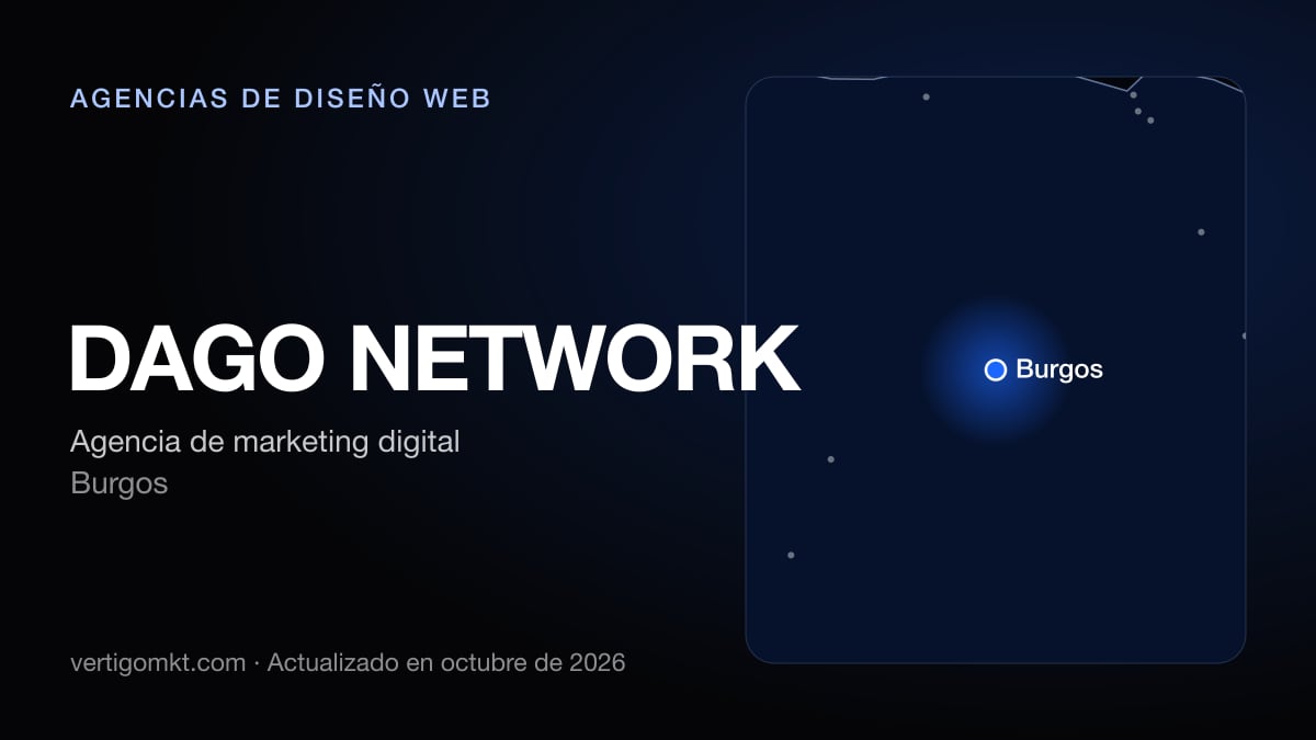Mejores agencias de diseño web en Burgos, puesto 10: DAGO NETWORK, con sede en Burgos