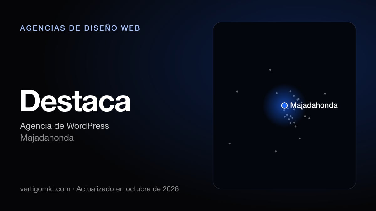 Mejores agencias de diseño web en Collado Villalba, puesto 10: Destaca, con sede en Majadahonda