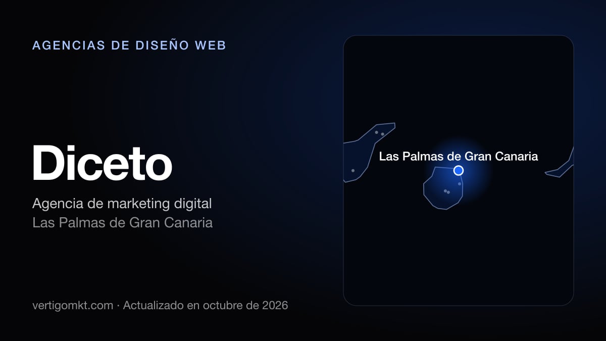 Diceto (Las Palmas de Gran Canaria), puesto 10 entre las mejores agencias de diseño web de Telde