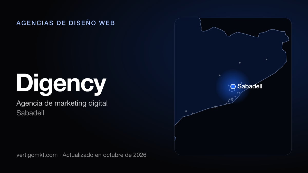 Digency (Sabadell), puesto 5 entre las mejores agencias de diseño web de Sabadell