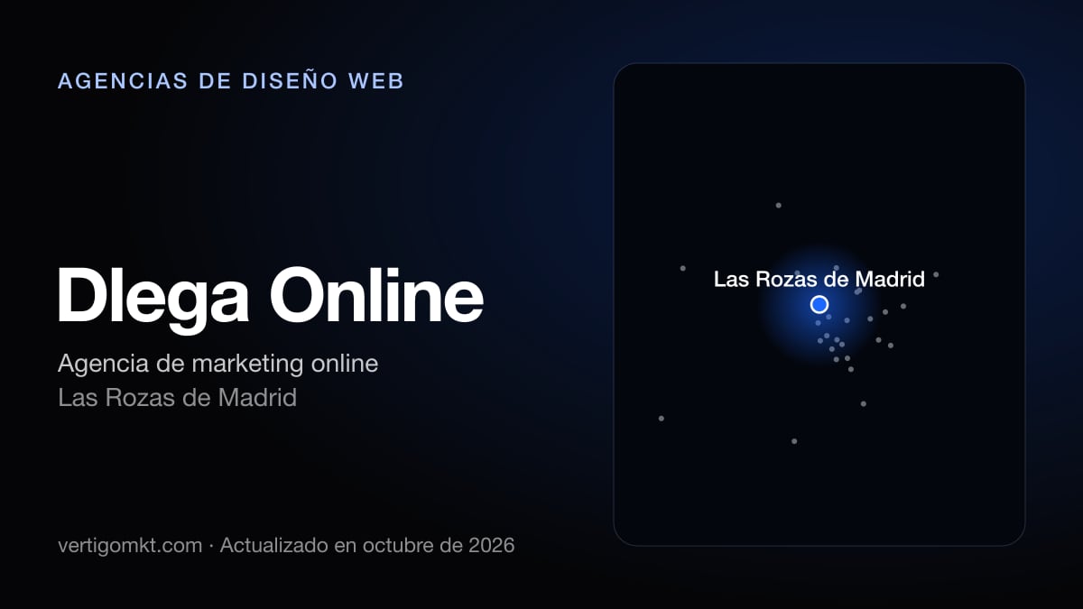Dlega Online (Las Rozas de Madrid), puesto 2 entre las mejores agencias de diseño web de Las Rozas de Madrid