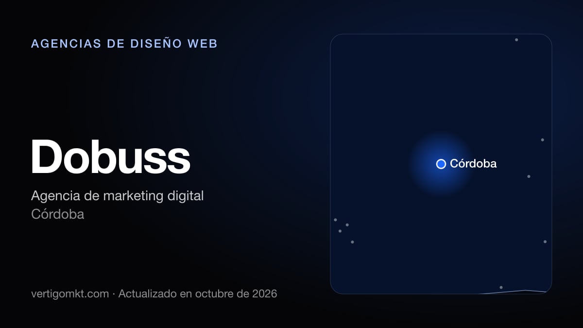 Mejores agencias de diseño web en Córdoba, puesto 8: Dobuss, con sede en Córdoba