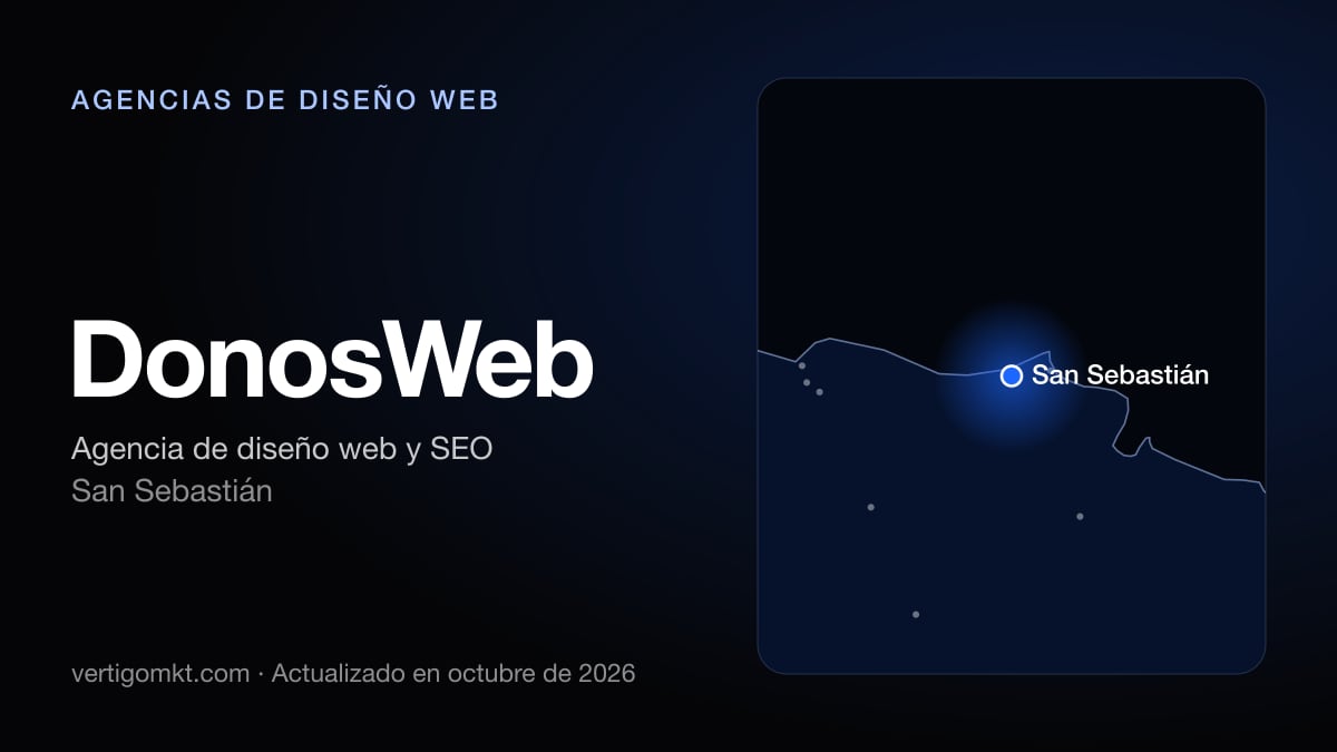 DonosWeb, diseño web en San Sebastián: puesto 5 del ranking de las mejores agencias de diseño web en San Sebastián