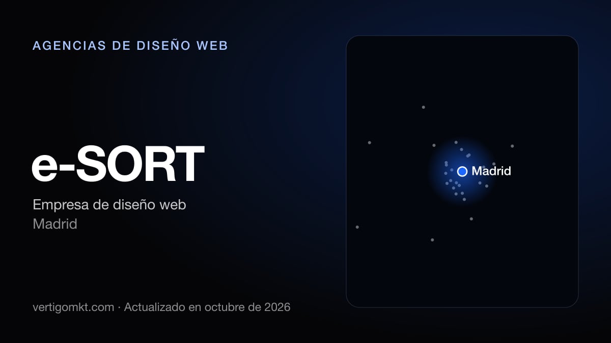 e-SORT (Madrid), puesto 10 entre las mejores agencias de diseño web de Torrejón de Ardoz