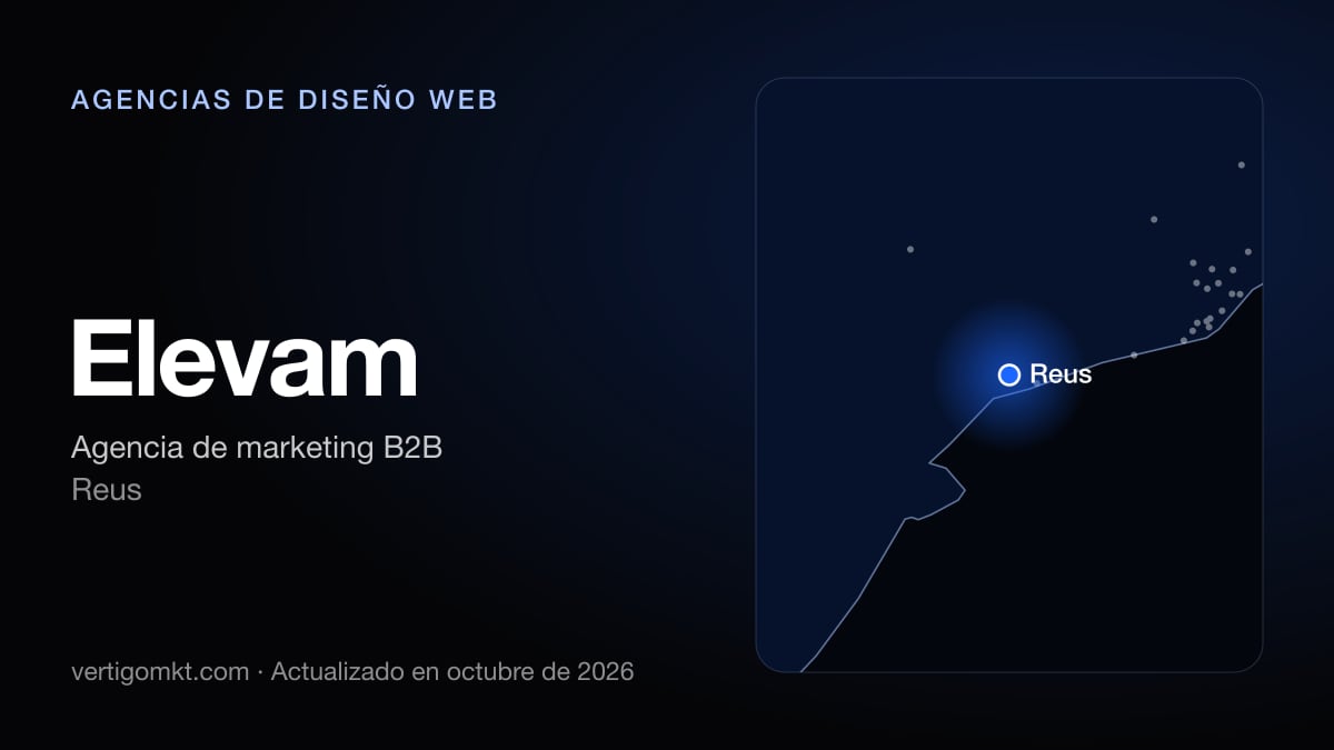 Elevam (Reus), puesto 4 entre las mejores agencias de diseño web de Reus