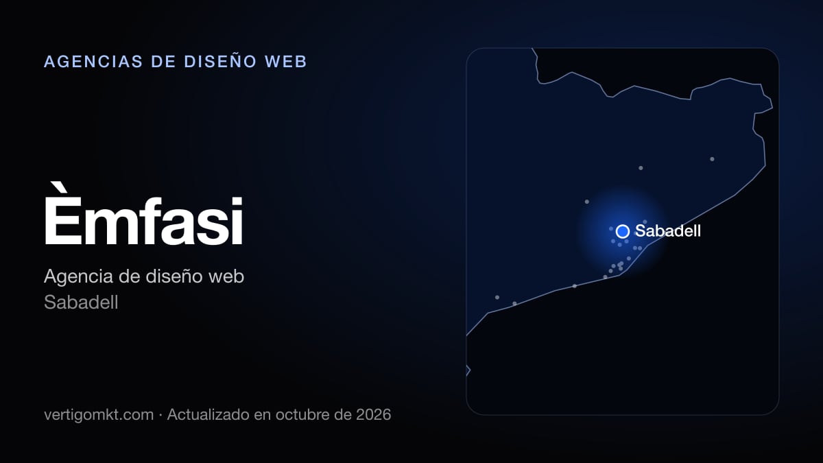 Èmfasi (Sabadell), puesto 5 entre las mejores agencias de diseño web de España