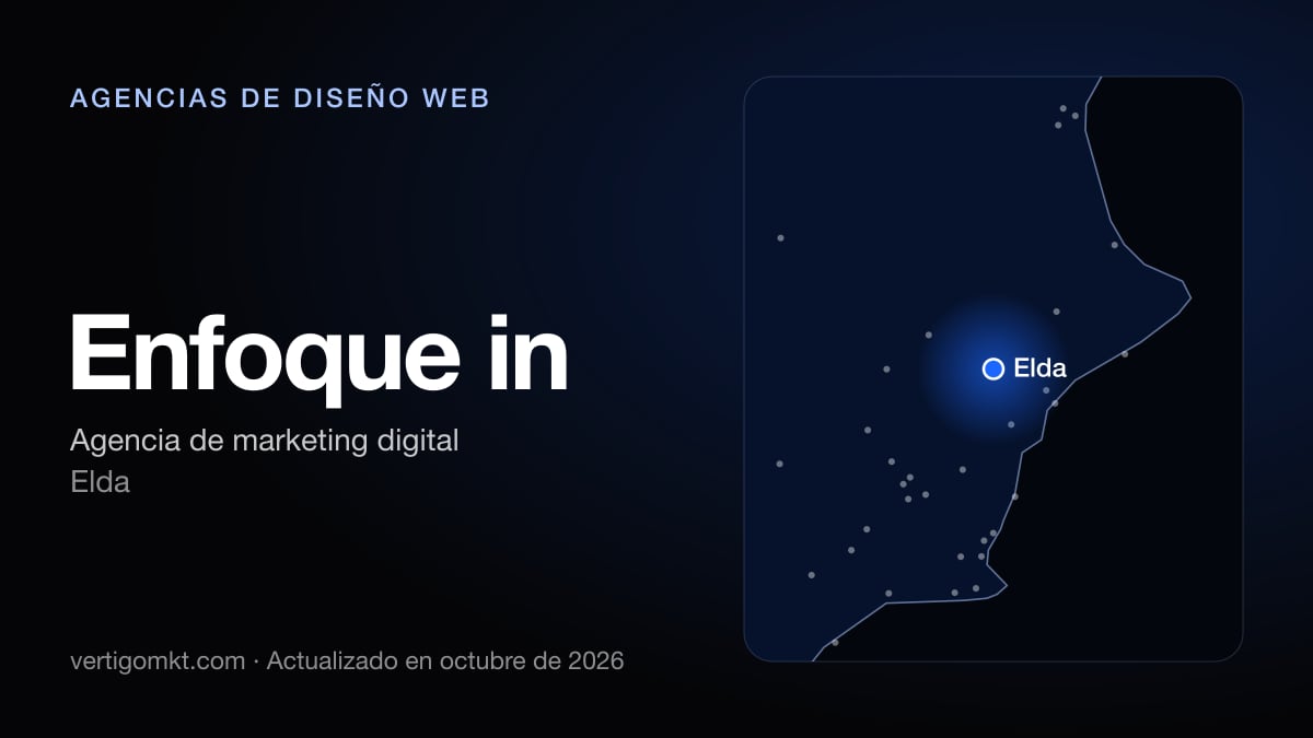 Enfoque in (Elda), puesto 3 entre las mejores agencias de diseño web de Elda