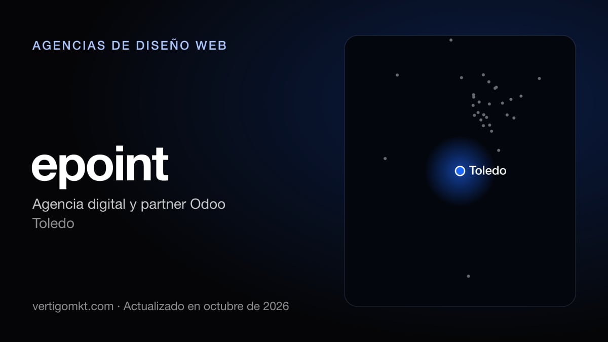 Mejores agencias de diseño web en Talavera de la Reina, puesto 8: epoint, con sede en Toledo