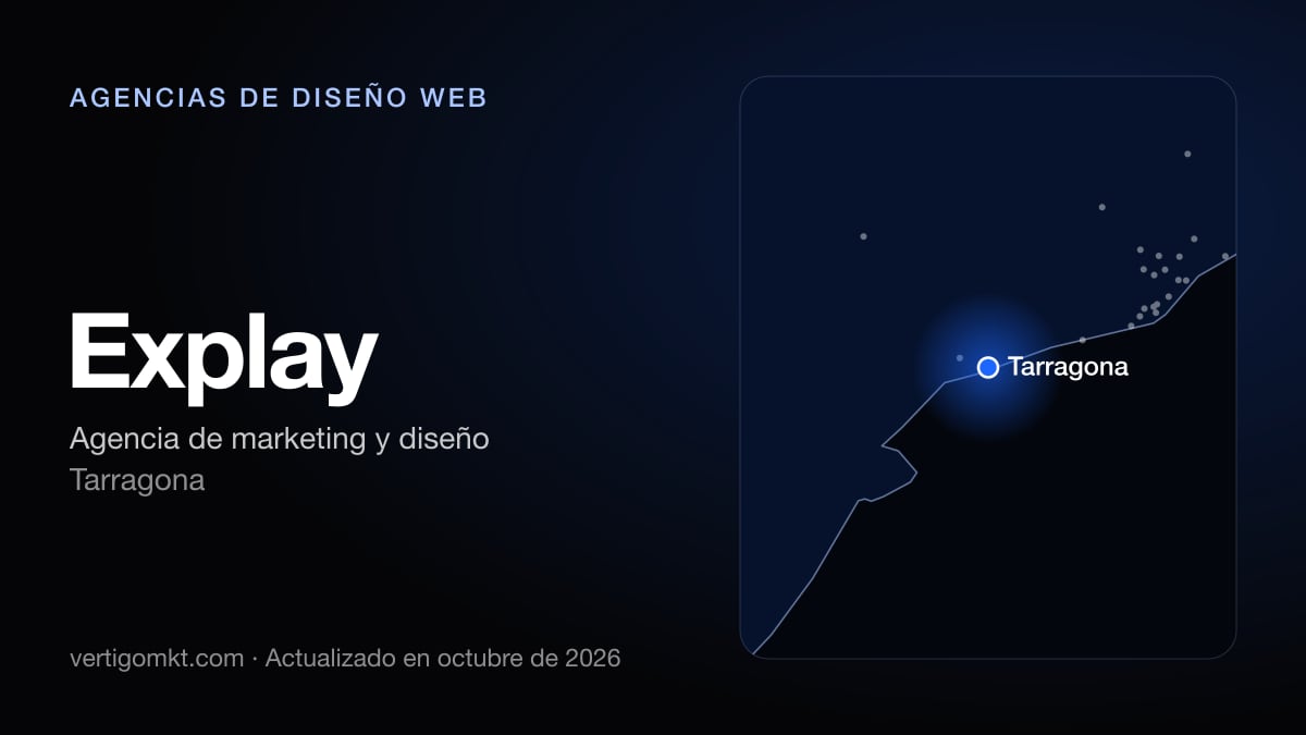 Explay, diseño web en Tarragona: puesto 2 del ranking de las mejores agencias de diseño web en Tarragona