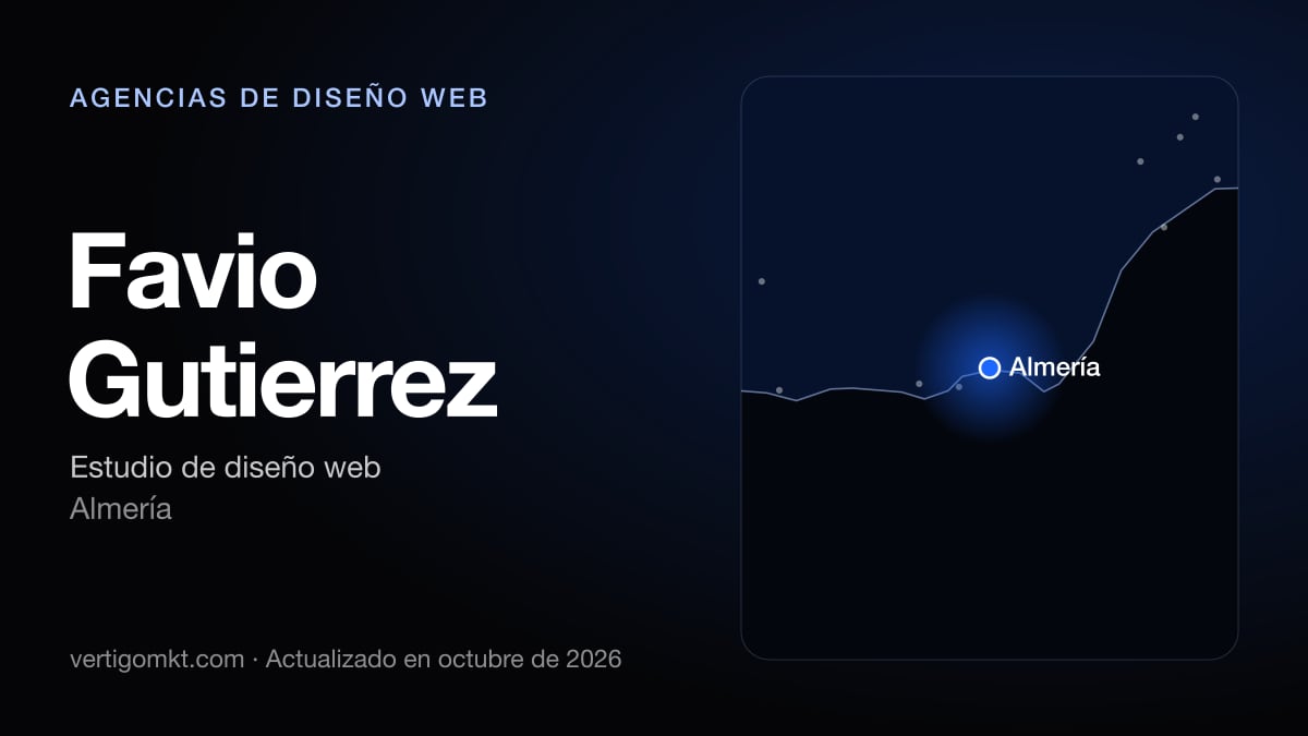 Favio Gutierrez, diseño web en Almería: puesto 9 del ranking de las mejores agencias de diseño web en El Ejido