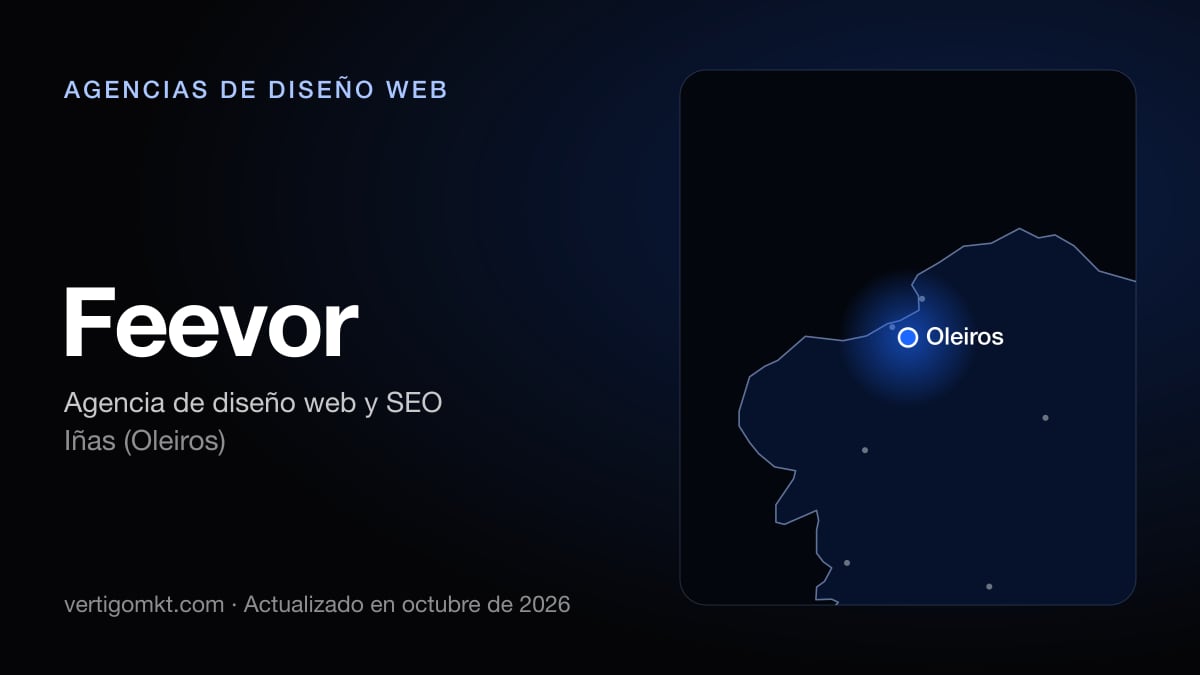 Mejores agencias de diseño web en A Coruña, puesto 5: Feevor, con sede en Iñas (Oleiros)