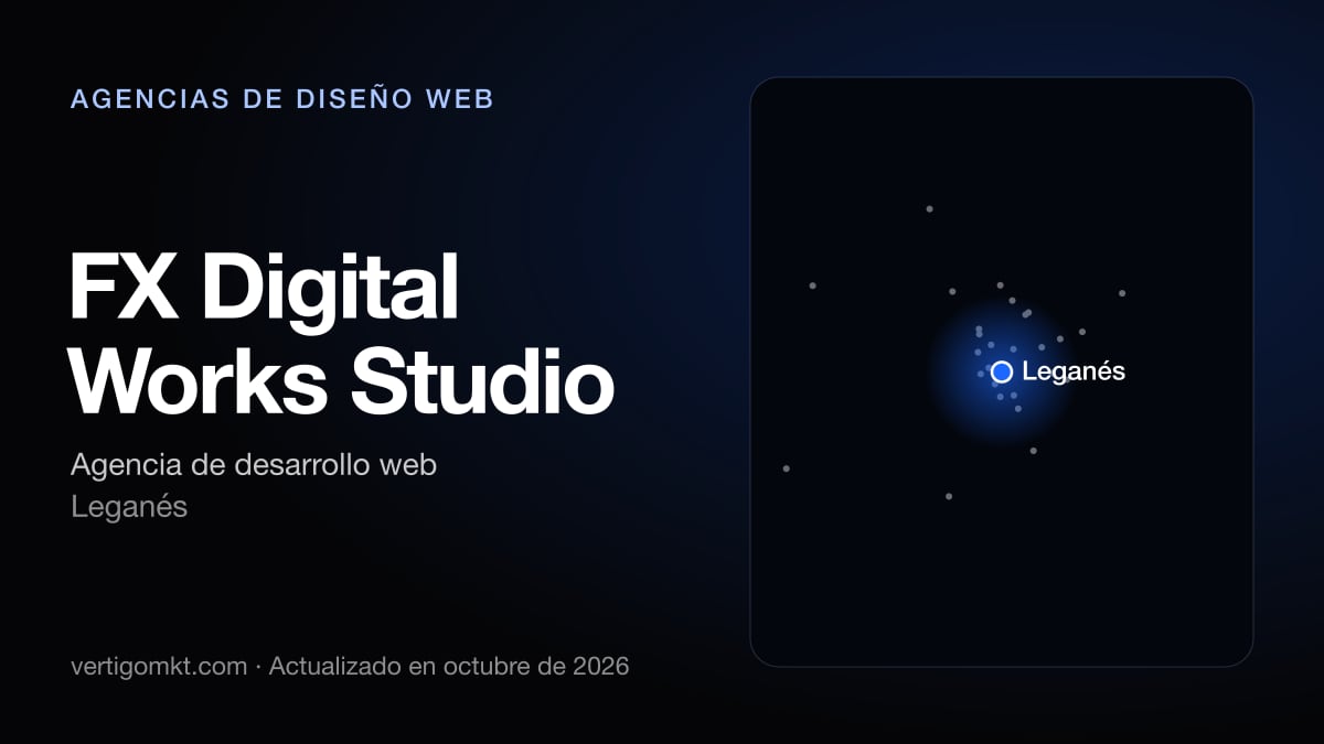 FX Digital Works Studio (Leganés), puesto 7 entre las mejores agencias de diseño web de Móstoles