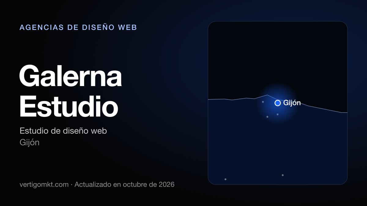 Mejores agencias de diseño web en Siero, puesto 5: Galerna Estudio, con sede en Gijón