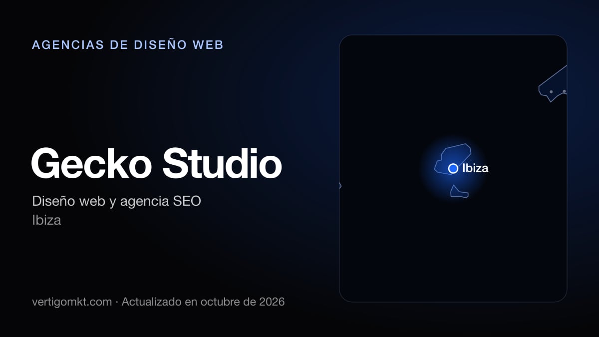 Gecko Studio, diseño web en Ibiza: puesto 2 del ranking de las mejores agencias de diseño web en Ibiza