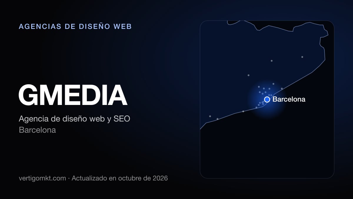 GMEDIA, diseño web en Barcelona: puesto 6 del ranking de las mejores agencias de diseño web en Mollet del Vallès