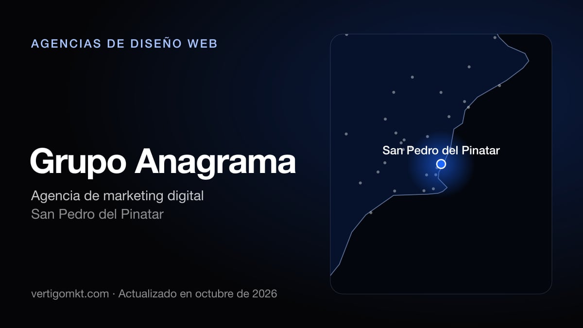 Grupo Anagrama, diseño web en San Pedro del Pinatar: puesto 5 del ranking de las mejores agencias de diseño web en San Pedro del Pinatar