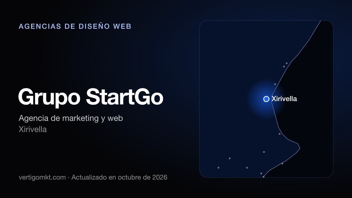 Grupo StartGo (Xirivella), puesto 10 entre las mejores agencias de diseño web de Torrente