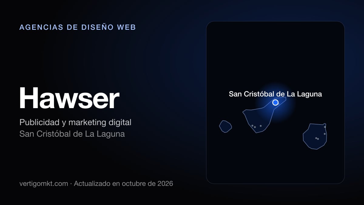 Mejores agencias de diseño web en Granadilla de Abona, puesto 5: Hawser, con sede en San Cristóbal de La Laguna