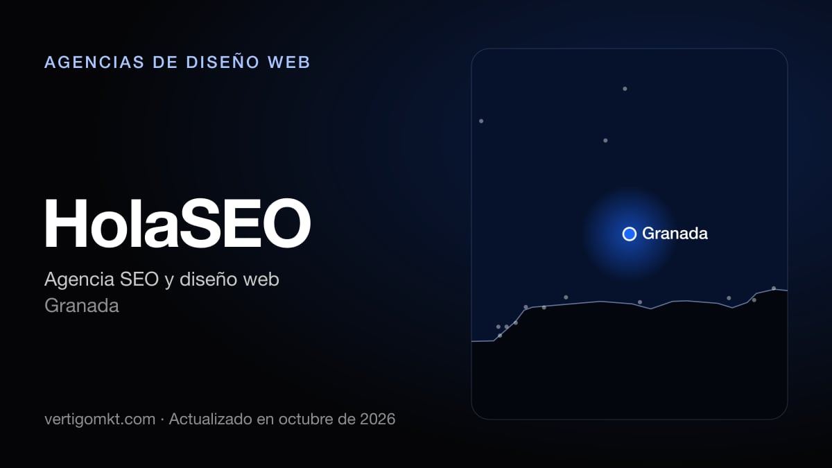 HolaSEO, diseño web en Granada: puesto 5 del ranking de las mejores agencias de diseño web en Granada