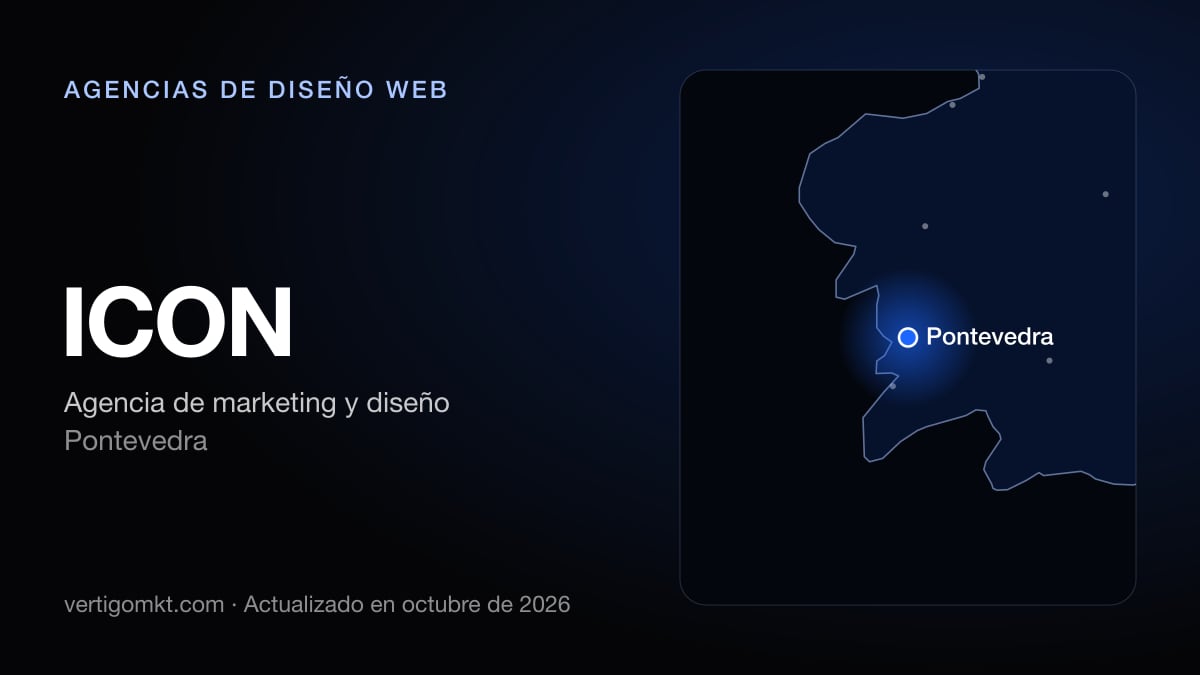 ICON, diseño web en Pontevedra: puesto 9 del ranking de las mejores agencias de diseño web en Pontevedra