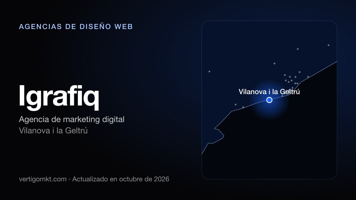 Mejores agencias de diseño web en Vilanova i la Geltrú, puesto 4: Igrafiq, con sede en Vilanova i la Geltrú
