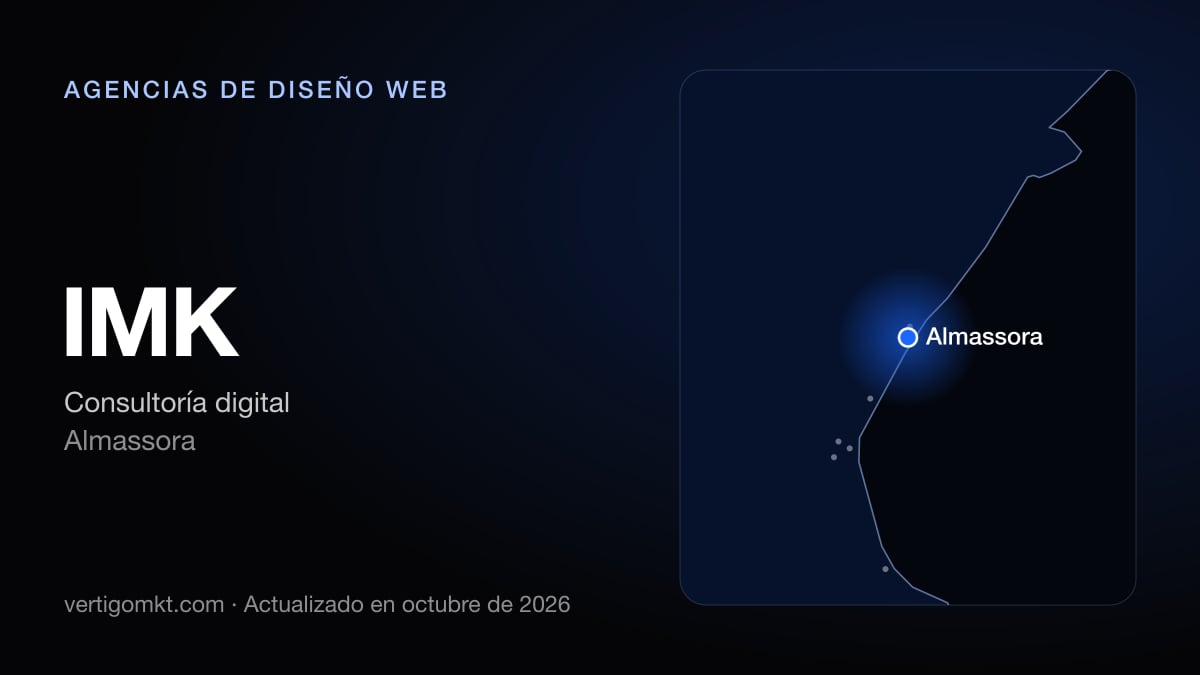 IMK, diseño web en Almassora: puesto 4 del ranking de las mejores agencias de diseño web en Villarreal
