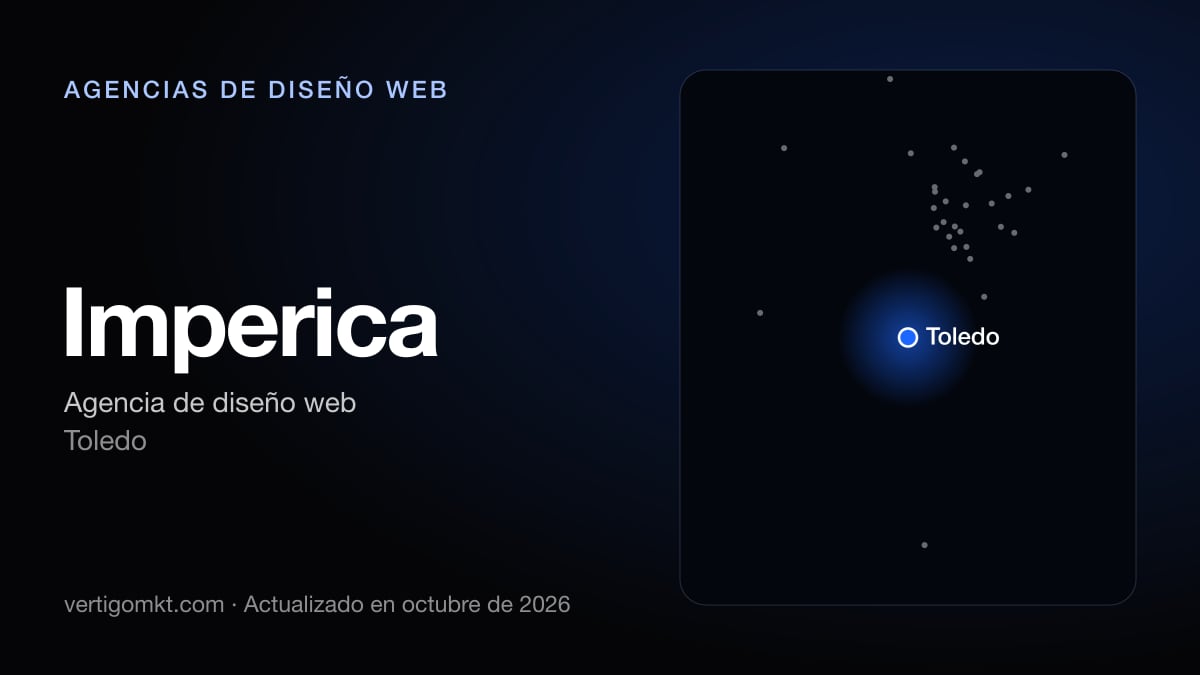 Imperica (Toledo), puesto 8 entre las mejores agencias de diseño web de Toledo